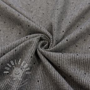 Kosztüm szövet PIED DE POULE BRUSHED Studs