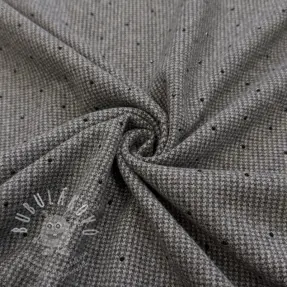 Kosztüm szövet PIED DE POULE BRUSHED Studs