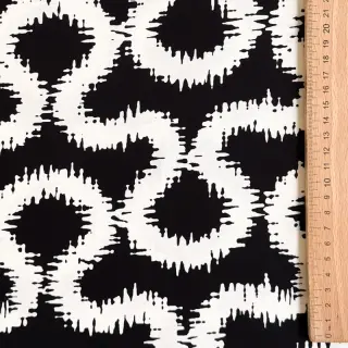 Viszkóz STRETCH Abstract black