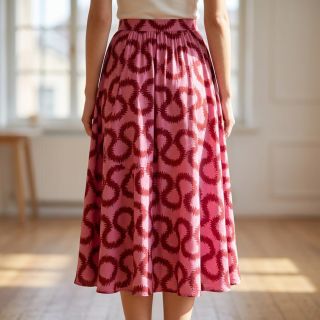 Viszkóz STRETCH Abstract pink