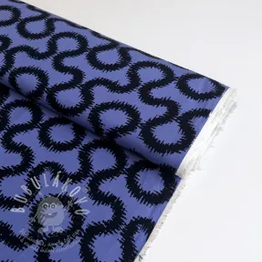 Viszkóz STRETCH Abstract blue