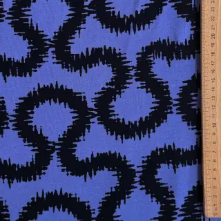 Viszkóz STRETCH Abstract blue