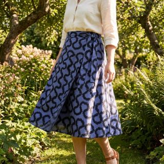 Viszkóz STRETCH Abstract blue