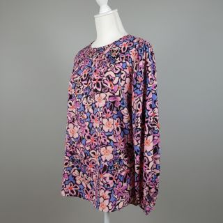 Viszkóz STRETCH Flowers Junie black