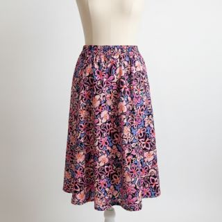 Viszkóz STRETCH Flowers Junie black