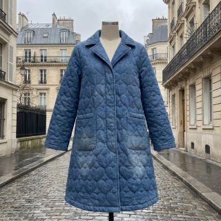 Steppelt anyag DENIM Hearts