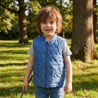 Steppelt anyag DENIM Hearts