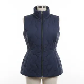 Steppelt anyag ZIG ZAG navy