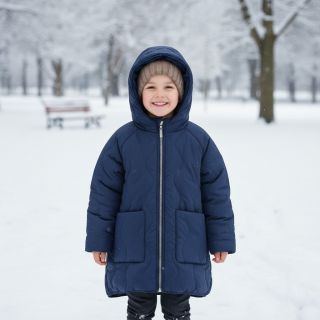 Steppelt anyag ZIG ZAG navy