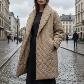 Steppelt anyag ZIG ZAG beige