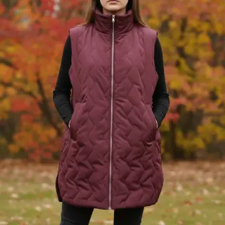 Steppelt anyag ZIG ZAG aubergine