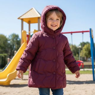 Steppelt anyag ZIG ZAG aubergine