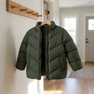 Steppelt anyag ZIG ZAG army green