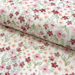 Dupla géz/muszlin Flowers Sisi digital print