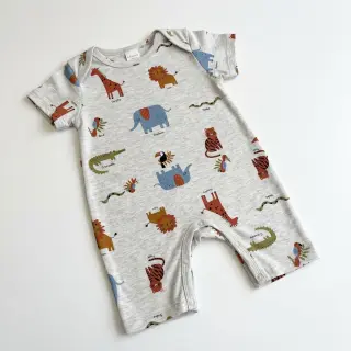 Jersey Safari melange light grey