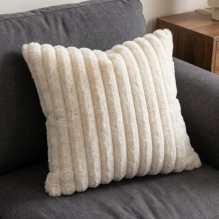 Műszőrme Stripes Luxe ecru