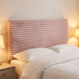 Műszőrme Stripes Luxe old rose