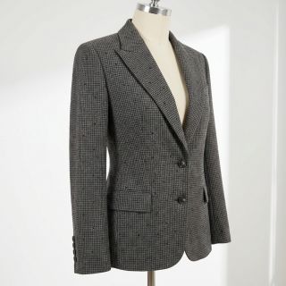 Kosztüm szövet PIED DE POULE BRUSHED Studs