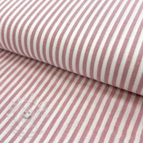 Dupla géz/muszlin YARN DYED Summer stripe rose