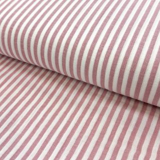 Dupla géz/muszlin YARN DYED Summer stripe rose
