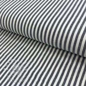Dupla géz/muszlin YARN DYED Summer stripe navy
