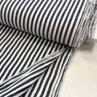 Dupla géz/muszlin YARN DYED Summer stripe navy