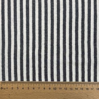 Dupla géz/muszlin YARN DYED Summer stripe navy