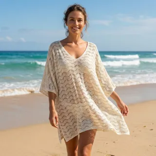 Kötött kelme jacquard LUREX ecru