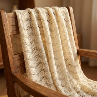 Kötött kelme jacquard LUREX ecru