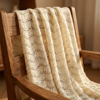 Kötött kelme jacquard LUREX ecru