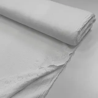 Dupla géz/muszlin BORDER Helene white