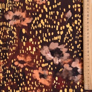 Viszkóz SATIN Abstract flow digital print