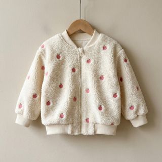 Kabát anyag TEDDY JACQUARD EMBROIDERY Patches