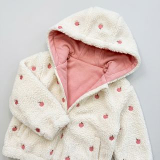 Kabát anyag TEDDY JACQUARD EMBROIDERY Patches