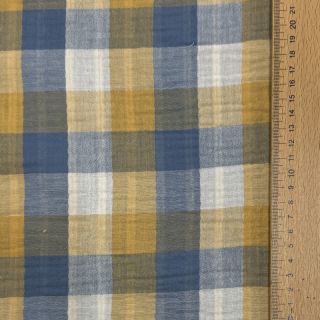 Dupla géz/muszlin DOUBLE SIDED Summer Check