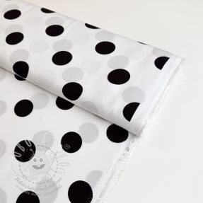Viszkóz RADIANCE Polka BIG dot white