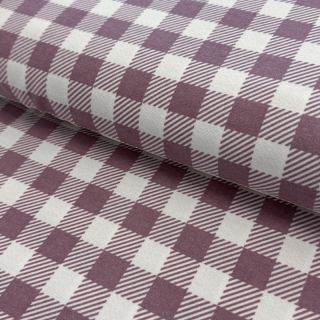 Pamutvászon FLANNEL BIG Check mauve