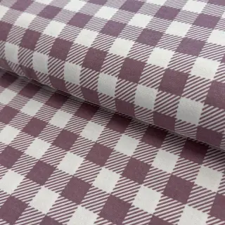 Pamutvászon FLANNEL BIG Check mauve