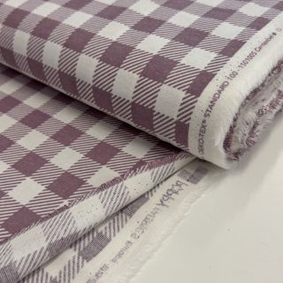 Pamutvászon FLANNEL BIG Check mauve