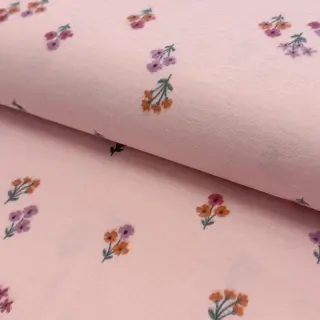 Pamutvászon FLANNEL Flowers light pink