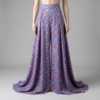 Viszkóz RADIANCE Abstract purple digital print