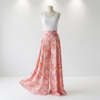 Viszkóz SATIN Dots digital print