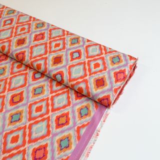 Viszkóz RADIANCE Abstract orange digital print