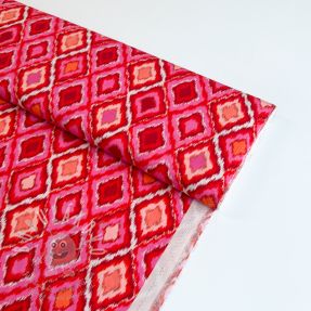 Viszkóz RADIANCE Abstract red digital print