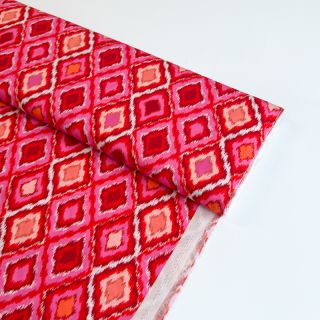 Viszkóz RADIANCE Abstract red digital print