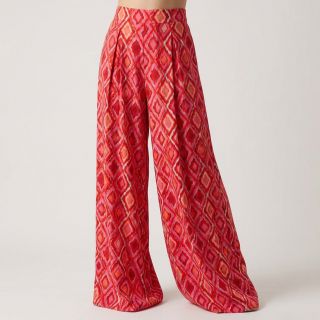 Viszkóz RADIANCE Abstract red digital print