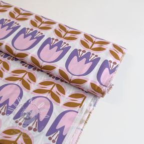 Viszkóz ECOVERO Flowers Celia white