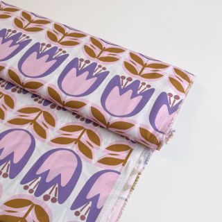 Viszkóz ECOVERO Flowers Celia white