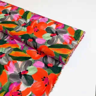 Viszkóz ECOVERO Flowers multi digital print