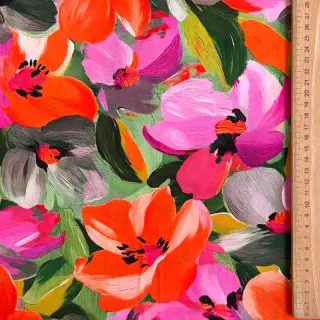 Viszkóz ECOVERO Flowers multi digital print